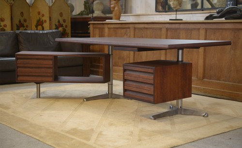 Bureau palissandre modèle - palissandre,